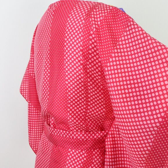 Cabi Size S Silk Butterfly Flower Tie Waist Kimono Top Novelty Print - Picture 7 of 10